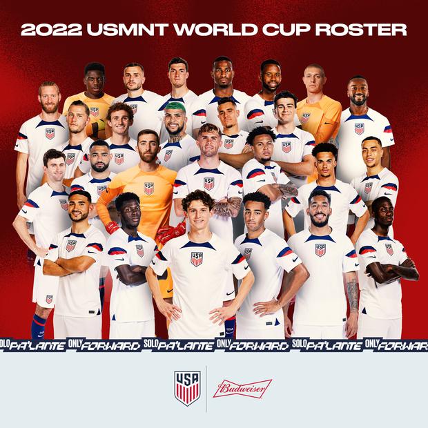 Lista de convocados de Estados Unidos para el Mundial Qatar 2022.