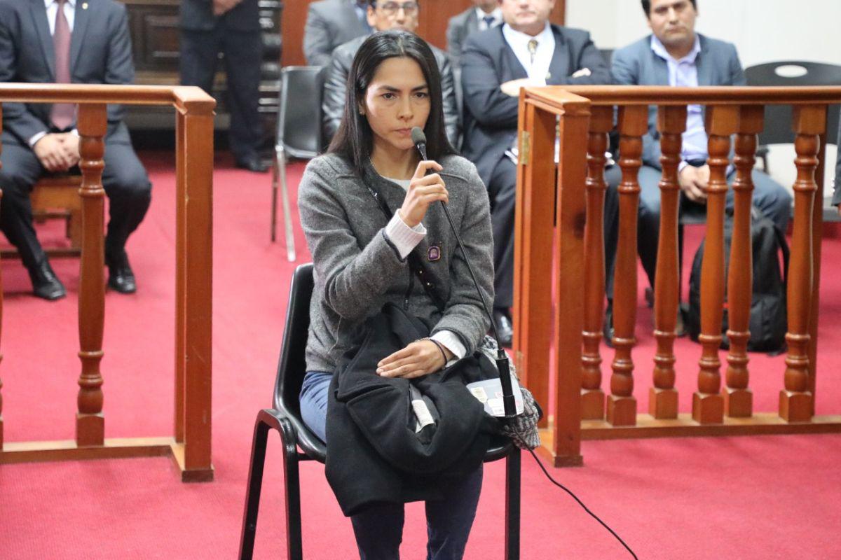 Melisa González Gagliuffi asegura que no rehuirá de la justicia. (Difusión)