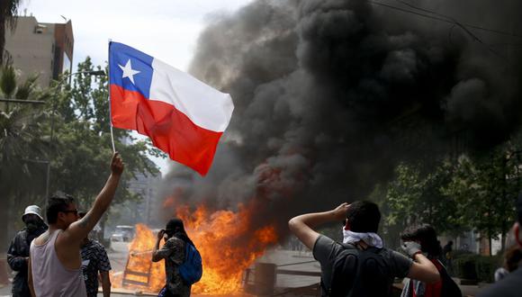 Protestas en Chile. (Foto: AFP)