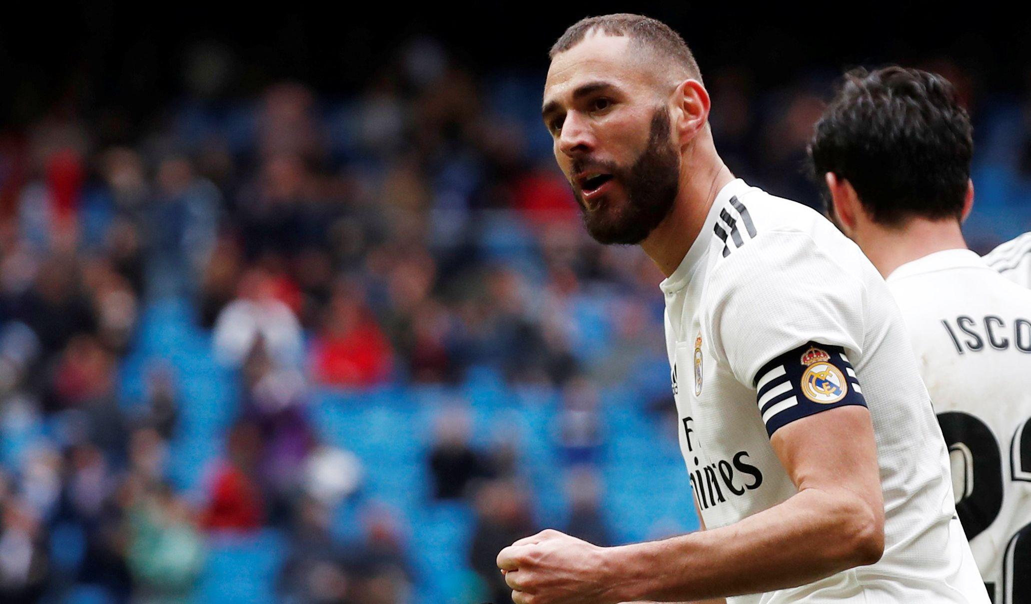 Real Madrid ganó 2-1 al Eibar con doblete de Karim Benzema por la fecha 31° de la Liga española | VIDEO. (Foto: AFP)