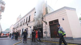 Incendio en jr. Camaná: convento de Santo Domingo espera desalojar restaurantes