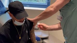 Neymar recibió la vacuna contra el coronavirus