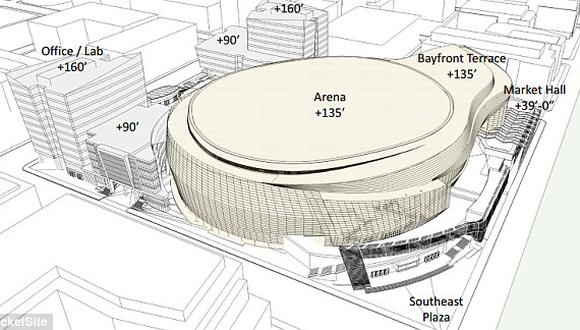 Critican nuevo estadio de la NBA por parecerse a 'un inodoro'