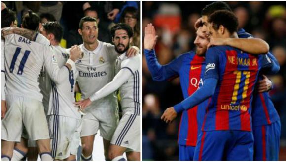 Real Madrid y Barcelona: &iquest;Qu&eacute; fixture les queda en la Liga?. (Foto: AFP)