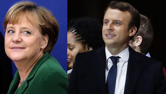 Merkel a Macron: Victoria "es una clara adhesión a Europa"