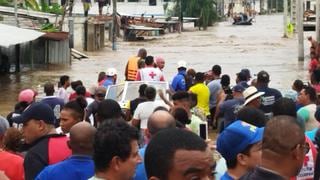 Ecuador: al menos 500 personas fueron evacuadas por fuertes inundaciones en Esmeraldas