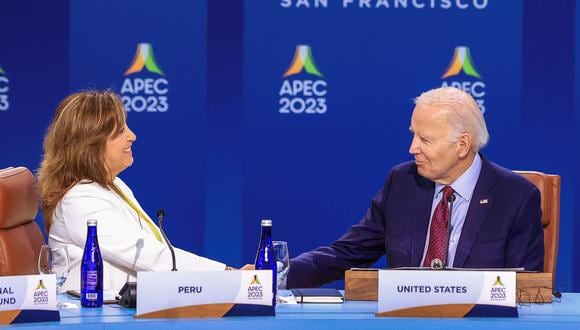 La presidenta de la República, Dina Boluarte, participó del retiro de Líderes Económicos de APEC y la transferencia de la presidencia de APEC de Estados Unidos a Perú. (Foto: Presidencia)