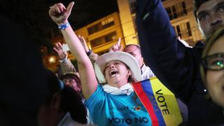 Así celebran los colombianos que rechazaron el acuerdo de paz