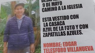 Jicamarca: reportan desaparición de adulto mayor con Alzheimer tras asistir a iglesia