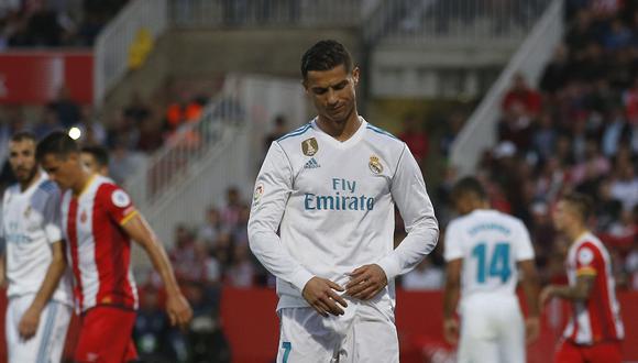 Real Madrid perdió sorpresivamente ante Girona y se quedó lejos del Barcelona en la Liga española. (Foto: AP)