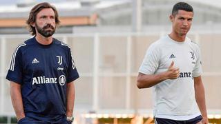 Cristiano Ronaldo terminó sus vacaciones y tuvo su primer día de trabajos en Juventus con Pirlo