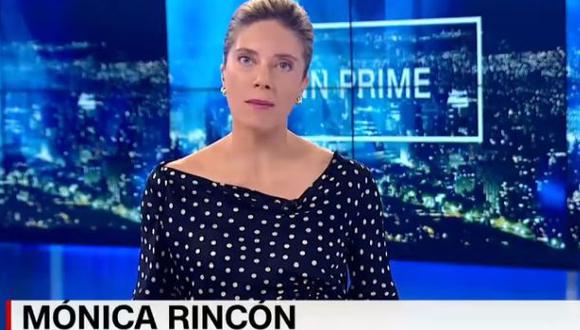 Mónica Rincón, conductora de CNN Prime. (Foto: Internet)