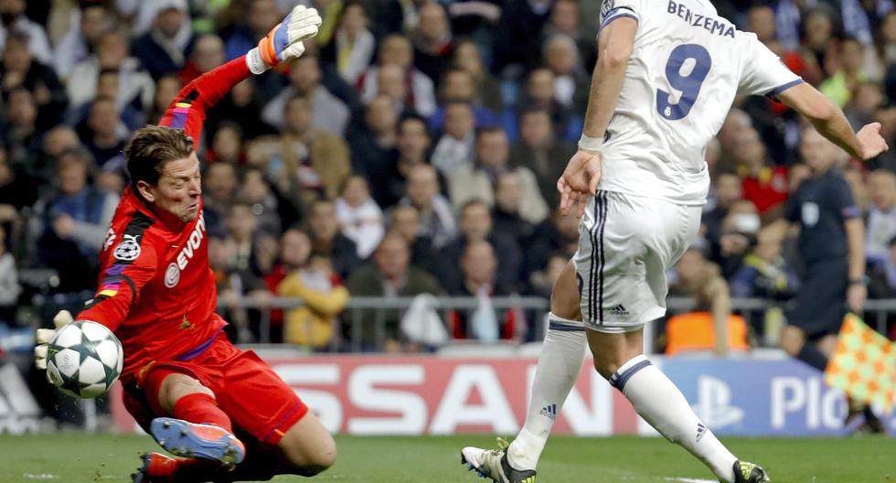Karim Benzema se encargó de abrir el marcador en el partido Real Madrid vs Borussia Dortmund. (Foto: EFE)