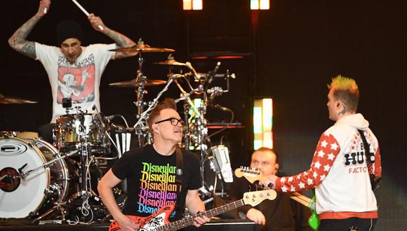 Blink-182 confirma show en Lima como parte de su próxima gira mundial. (Foto: Robyn Beck / AFP)