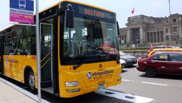 Metropolitano: buses llegarán a Mistura y servicio costará S/2