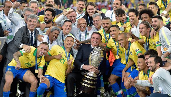 Brasil es el vigente campeón de la Copa América, tras vencer 3-1 a Perú en la final en 2019. (Foto: AFP)
