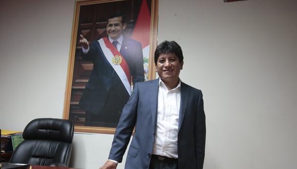 Josué Gutiérrez fue vocero de la bancada oficialista Gana Perú. (Foto: Martín Pauca/GEC)