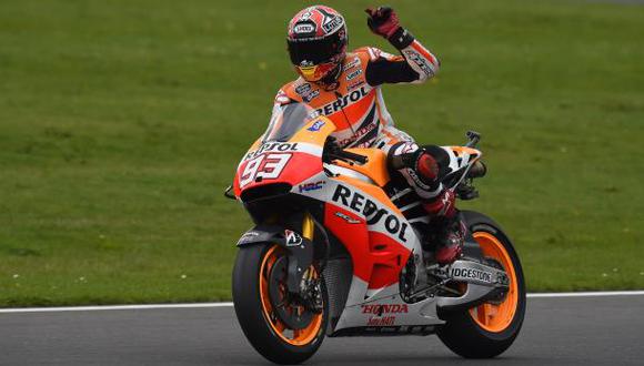 MotoGP: Márquez vence en Silverstone