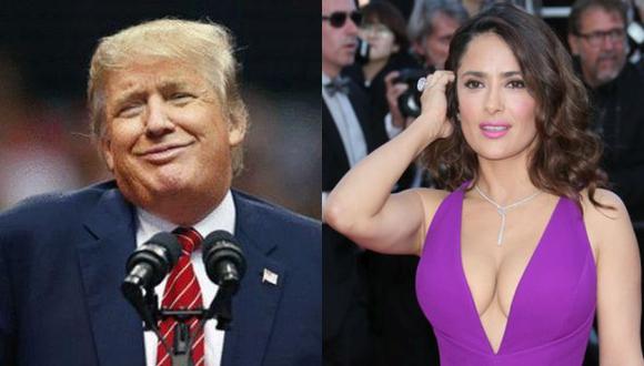 Trump pagó US$ 120.000 por cena con actriz mexicana Salma Hayek