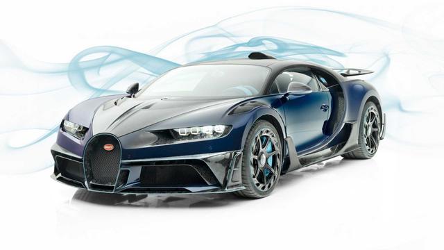 El Mansory Centuria recibe un nuevo kit de carrocería en fibra de carbono que mejora considerablemente su aerodinámica. (Fotos: Bugatti).