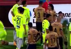 Pumas vs Tachira: bronca entre jugadores tuvo inesperado final