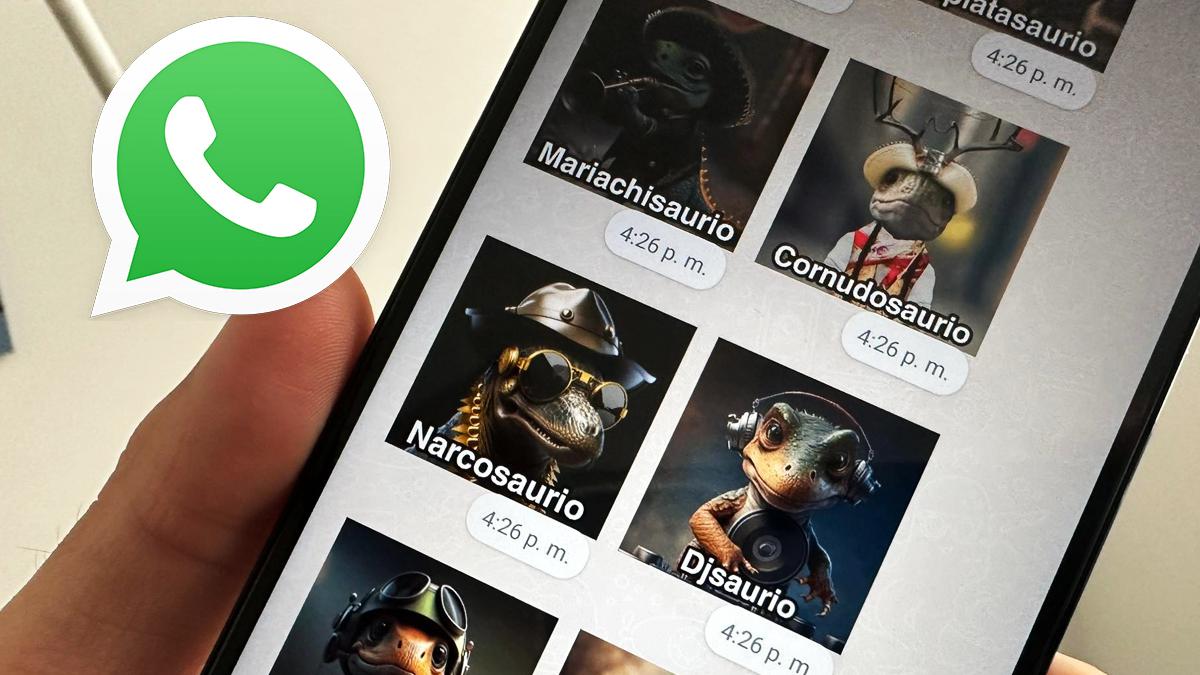 Así puedes descargar los stickers de dinosaurios profesionales en WhatsApp 