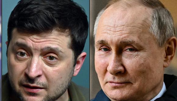 Guerra en Ucrania: Rusia dice que no hay avances suficientes para una reunión entre Vladimir Putin y Volodymyr Zelensky. (AFP).