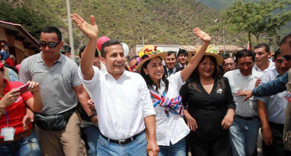 El 38,6% de peruanos desaprueba a Humala por protagonista de su esposa (Foto: Presidencia)
