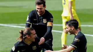 Barcelona, con doblete de Antoine Griezmann, derrotó 2-1 a Villarreal por LaLiga Santander