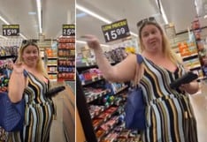 Mujer amenazó con disparar a trabajador de supermercado que le pidió usar mascarilla