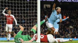Manchester City vs. Arsenal: Sergio Aguero completó 'hat-trick' con polémico gol en Premier League | VIDEO