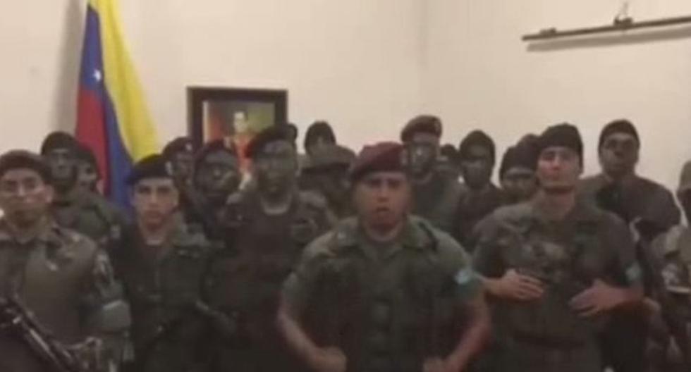 Grupo militar que se rebeló contra Maduro fue calificado como \"terrorista, paramilitar y mercenario\". (Foto: EFE)