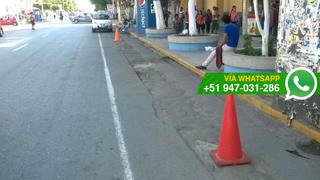 Chiclayo: avenida principal es usada como parqueo privado