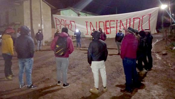 Los líderes comunales y frentes de defensa de Cotabambas afirman que la minera ha traído contaminación y poco desarrollo a su provincia. Por ello sus protestas. | Foto: GEC