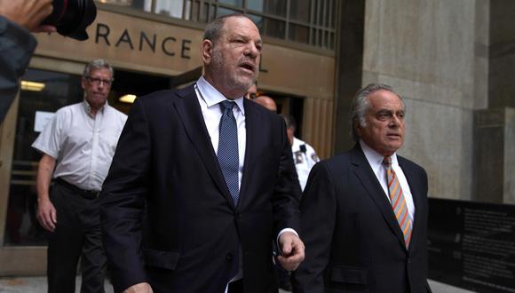 Juez de Nueva York anula uno de los cargos contra productor de cine Harvey Weinstein (Foto: AFP)