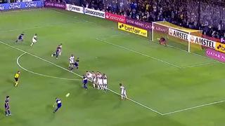‘Bebelo’ Reynoso anotó golazo de tiro libre para el 3-0 de Boca ante Medellín por Libertadores [VIDEO]