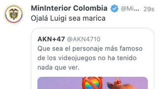 Ministerio del Interior de Colombia pide disculpas por tuit homofóbico