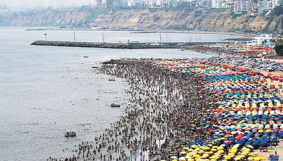 Playas de Barranco y Chorrillos fueron las más visitadas el primer domingo del año