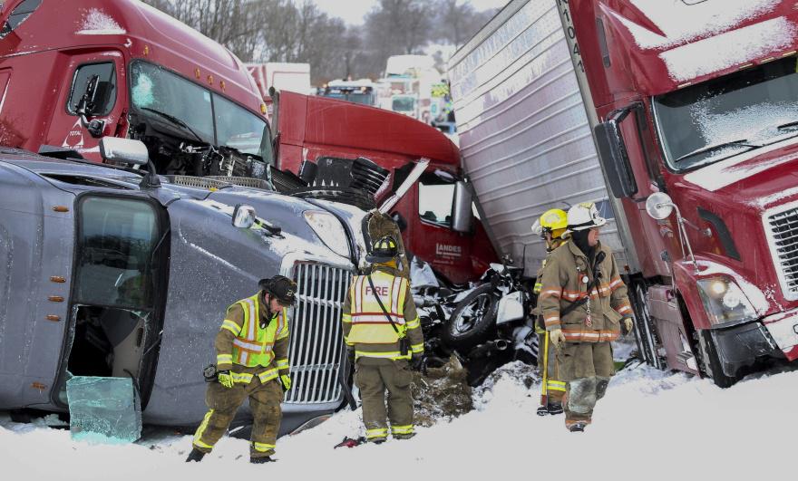 EE.UU.: Choque de más de 50 vehículos sorprende en Pennsylvania - 3