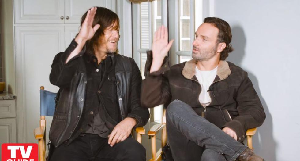 Norman Reedus es Daryl Dixon y Andrew Lincoln es Rick Grimes en 'The Walking Dead' (Foto: TV Guide)