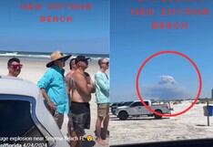 La verdad detrás de la “explosión” en una playa de Florida