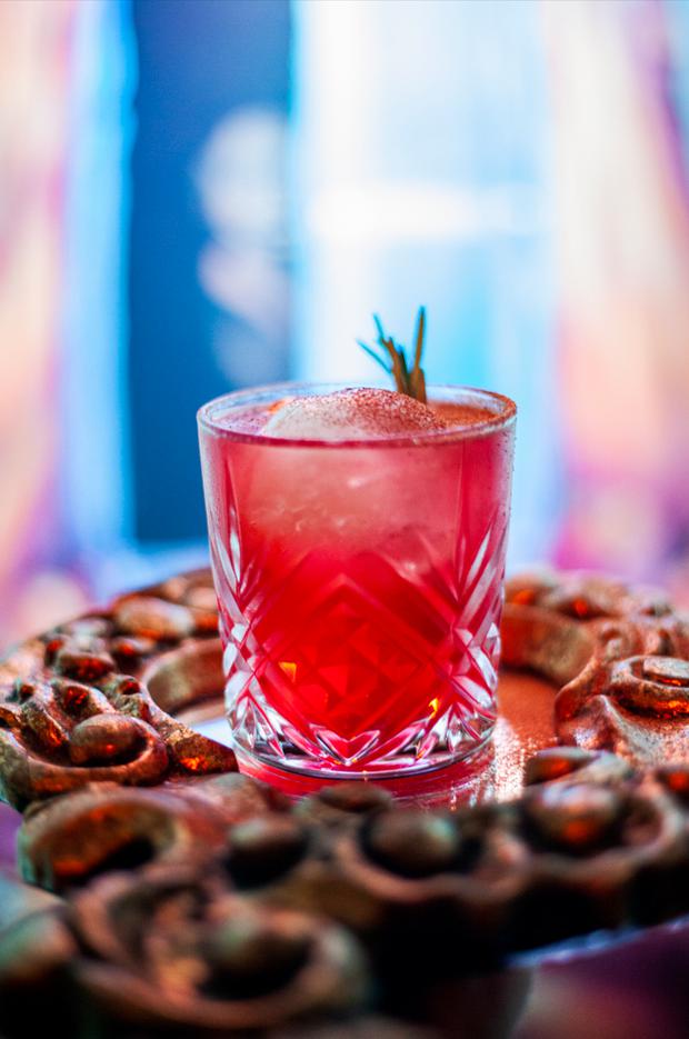 The Profondo Rosso is the cocktail inspired by fire.