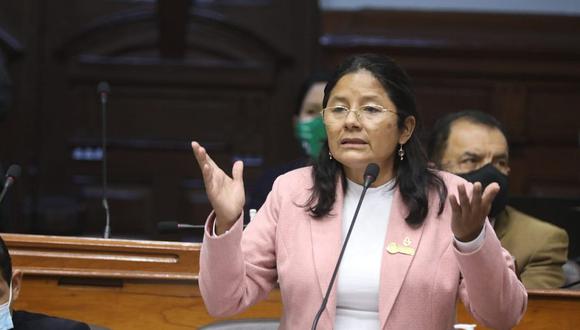 Isabel Cortez, congresista de Juntos Por el Perú. (Foto: Congreso)