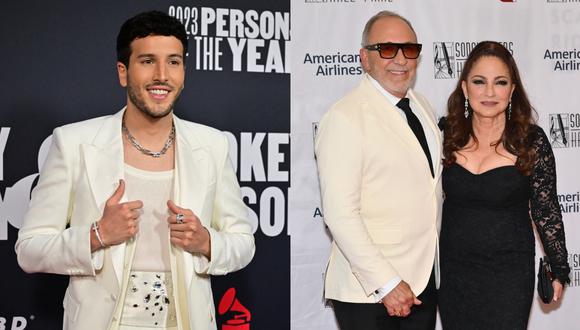 Sebastián Yatra, Gloria y Emilio Estefan serán premiados en Estados Unidos por la industria discográfica. (Foto: AFP)