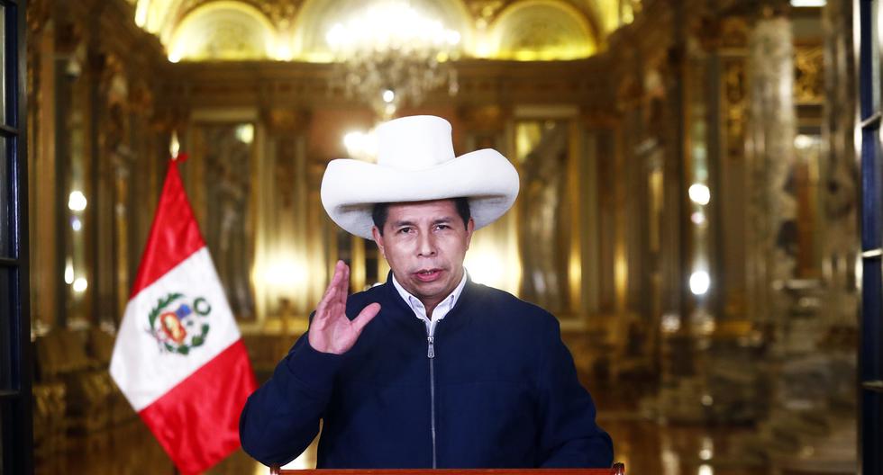 Mensaje a la nación de Pedro Castillo (Foto: Presidencia del Perú)