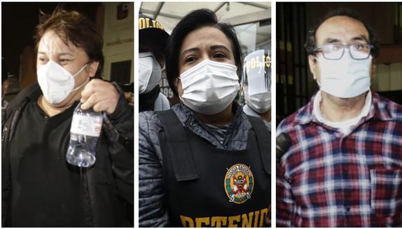 Poder Judicial evaluará el 23 de octubre pedido fiscal de prisión preventiva contra Mirian Morales, Oscar Vásquez y Richard Cisneros (Fotos: El Comercio)