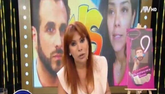La conductora de “Magaly TV, la firme” indicó que los entredichos entre Rodrigo González y Karen Schwarz son por el ráting. (Foto: ATV)