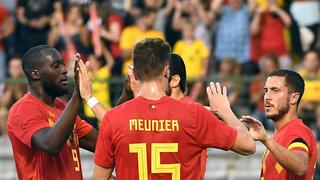 Bélgica goleó 3-0 a Egipto en amistoso previo al Mundial Rusia 2018
