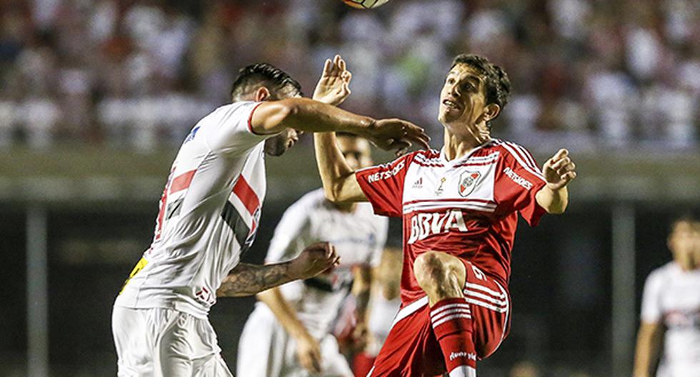 Sao Paulo sacó el resultado que necesitaba ante River Plate (2-1) para luchar en la última jornada del Grupo 1 de la Copa Libertadores por la clasificación (Foto: Getty Images)