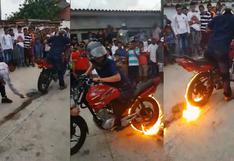 El motociclista discapacitado que dio tributo a 'Ghost Rider' y se hizo famoso en redes | VIDEO
